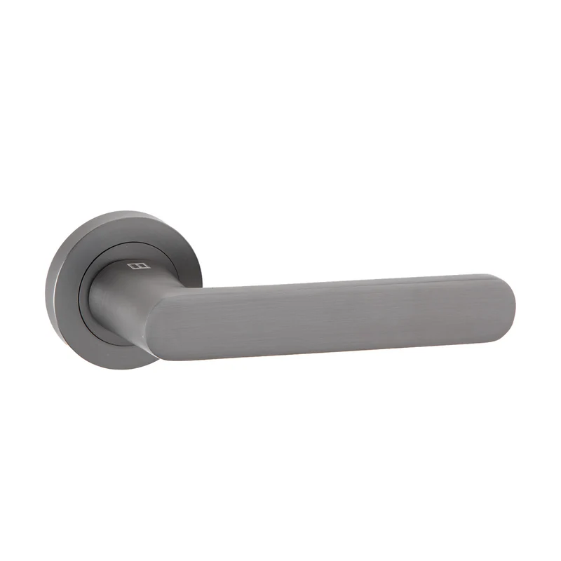Poignée rosette ronde en aluminium R-210 graphite