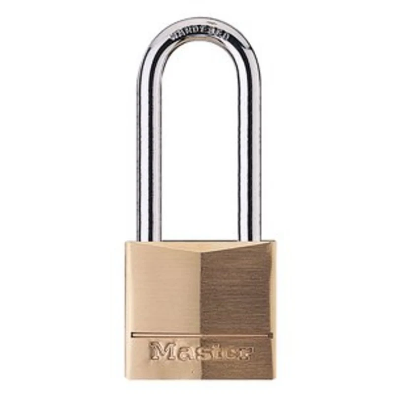 40mm wide solid brass body padlock with 51mm long shackle