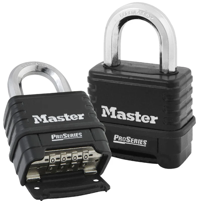58mm wide ProSeries® zinc die cast resettable combination padlock