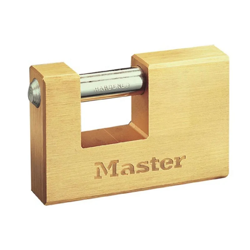 Gold Keyed Brass Padlock