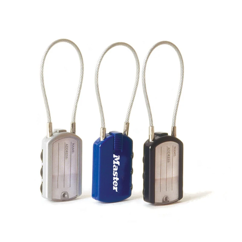 30mm set your own combination address padlock, assorted colours