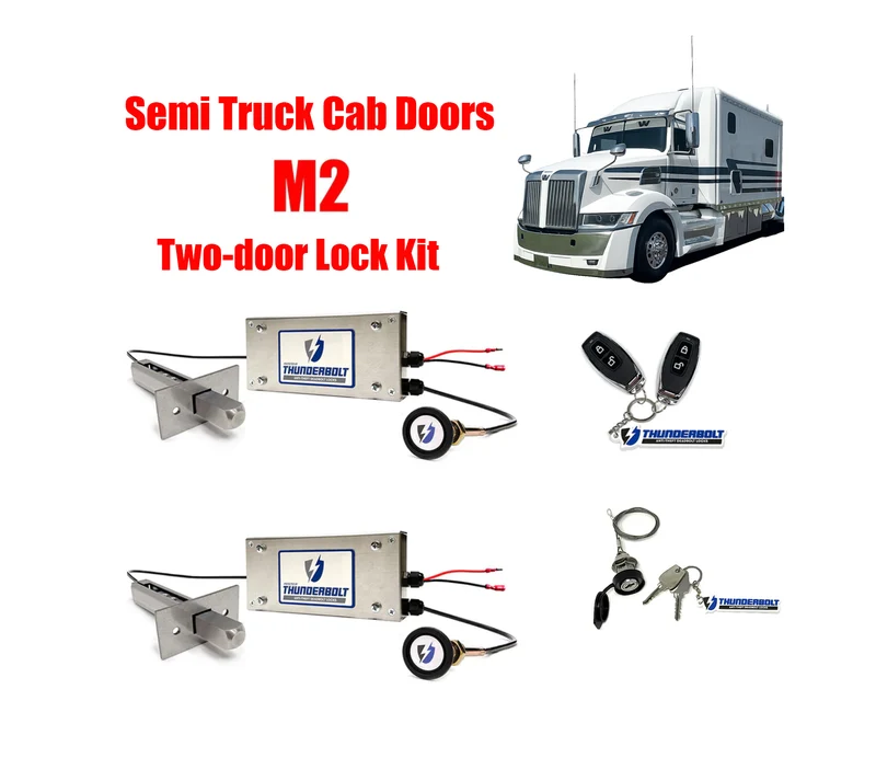 M2 Semi Truck Cab Doors - Two-door Lock Kit
