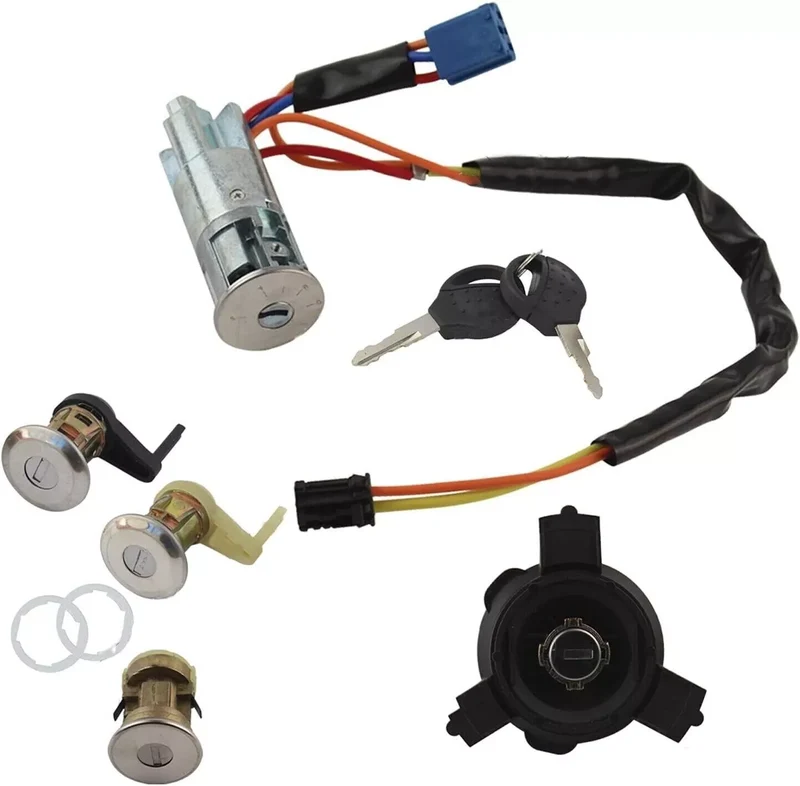 Kit complet Neiman Antivol PEUGEOT 206 206+ 206 SW avec 3 Barillet Serrures, Bouchon Réservoir et 2 clés