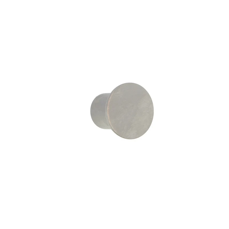 Bouton de meuble en acier inoxydable de 3 cm de haut en forme de champignon, idéal pour les meubles