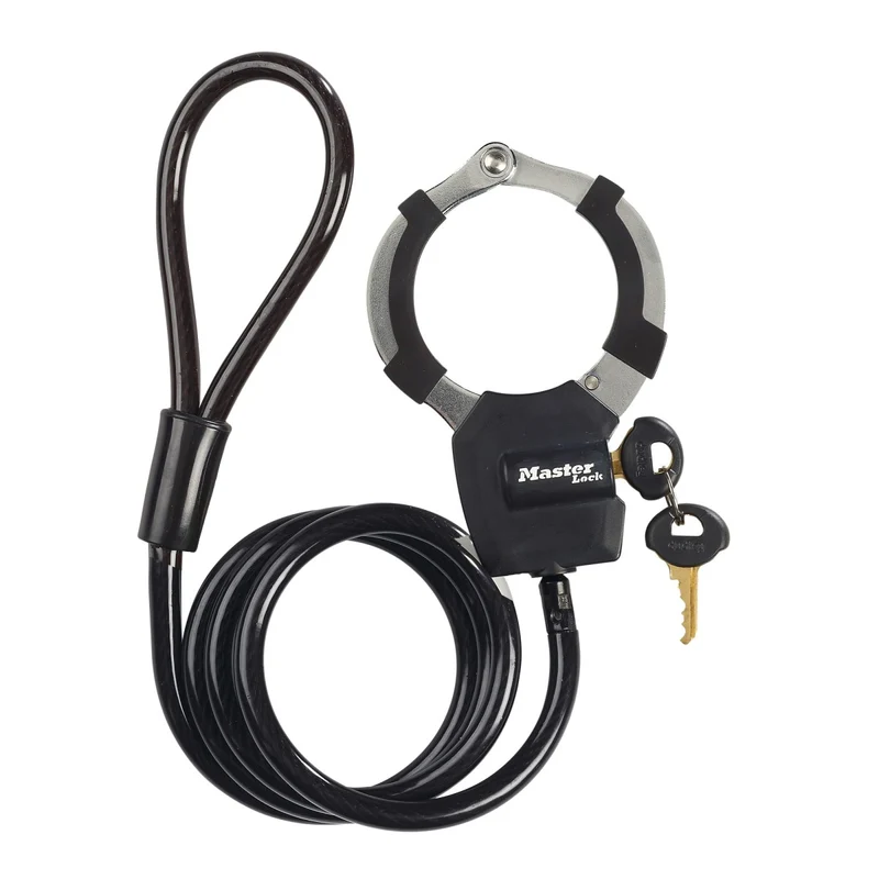 1m long x 8mm diameter keyed cable Street Cuff® lock