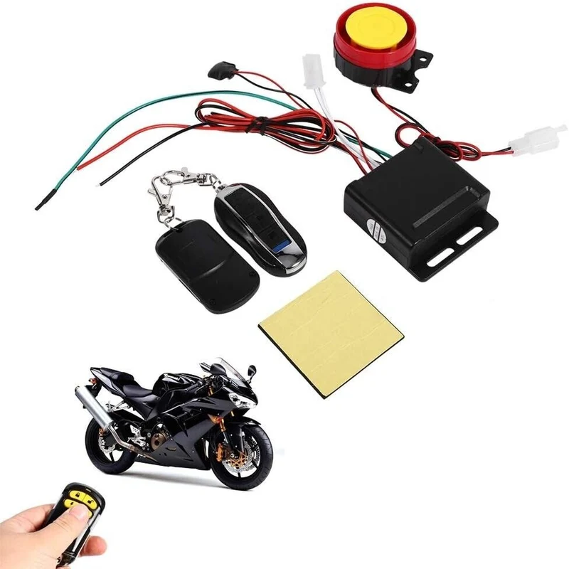 Alarme de Moto - Système d'Alarme de Sécurité Antivol Universel 12V avec 2 Télécommandes