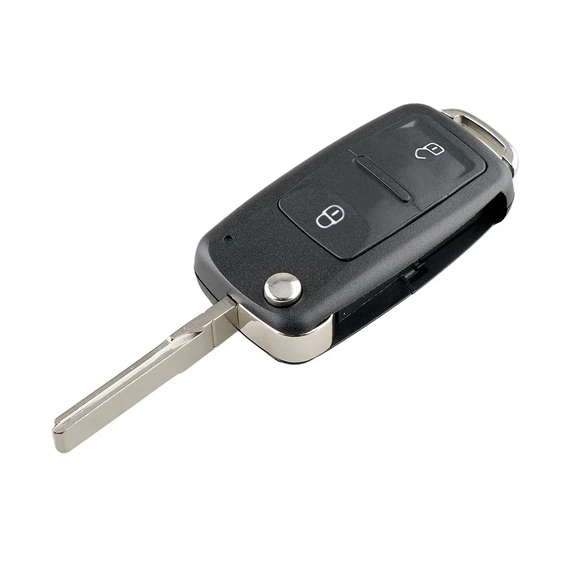 Coque de clé Volkswagen Seat Skoda boitier télécommande 2 boutons Golf Polo Bora Ibiza ...