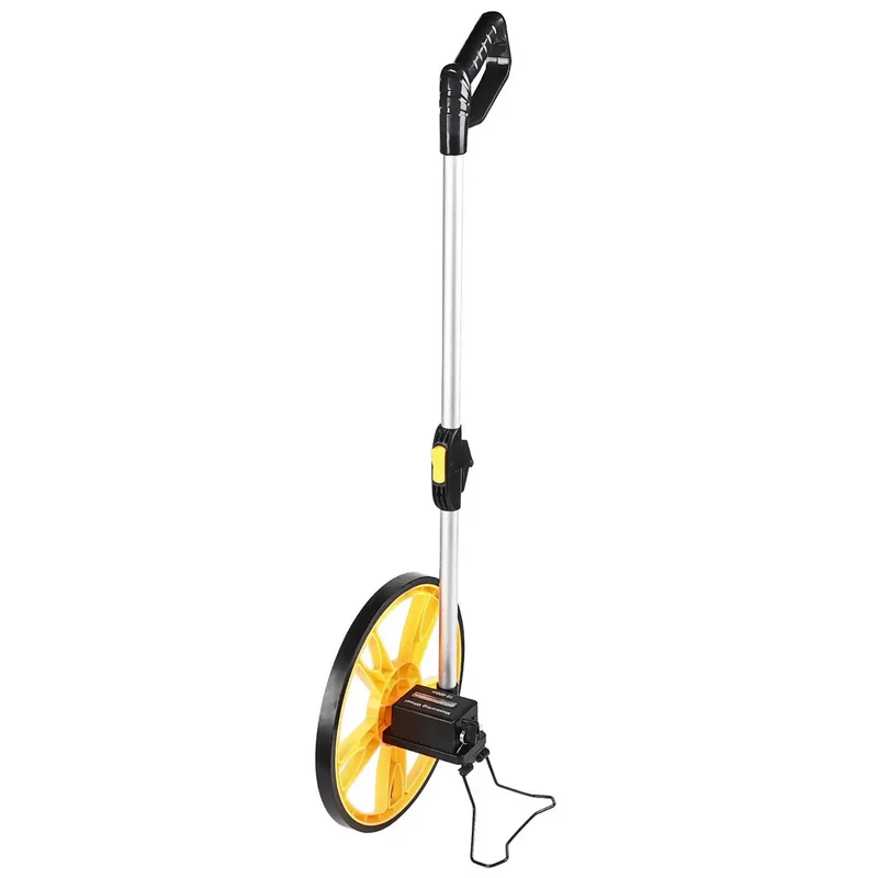 Heavy Duty Folding Distance Measuring Wheel With Straight Up Precision And Thickened Anti Slip Rollers Custom Built For Surveyors Builders And Land Professionals