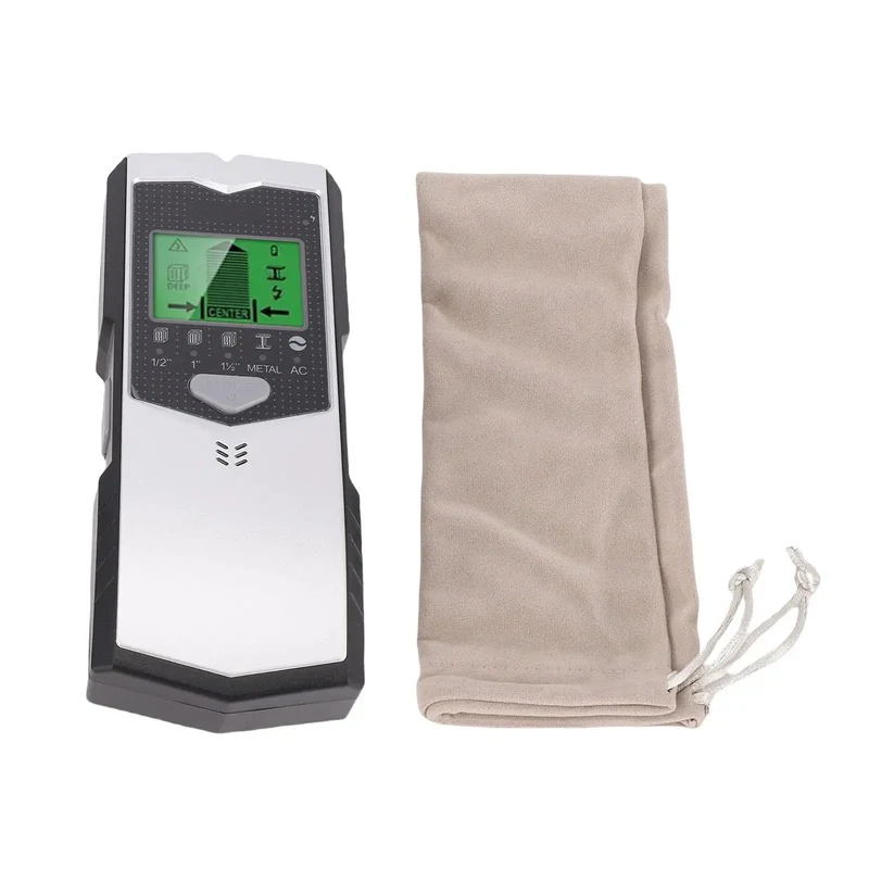 Premium Badass 5 In 1 Wall Scanner Detector And Slammin Accuracy Stud Locator For Pinpointing Wood Metal Studs Electrical Cables Joists And Beams During Any Home Reno Job