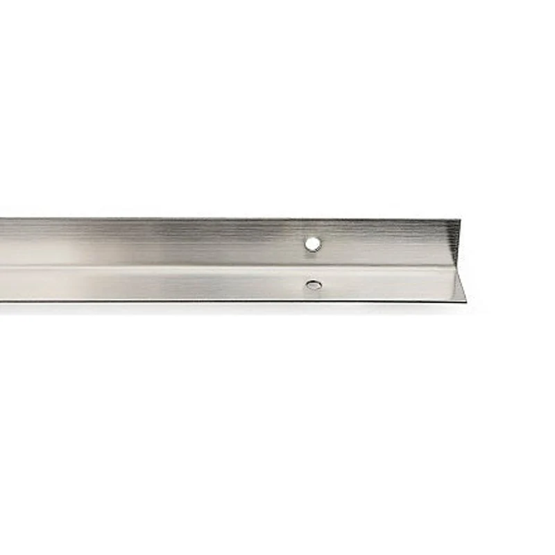 Profil en L de 180 cm pour cabine sanitaire en INOX