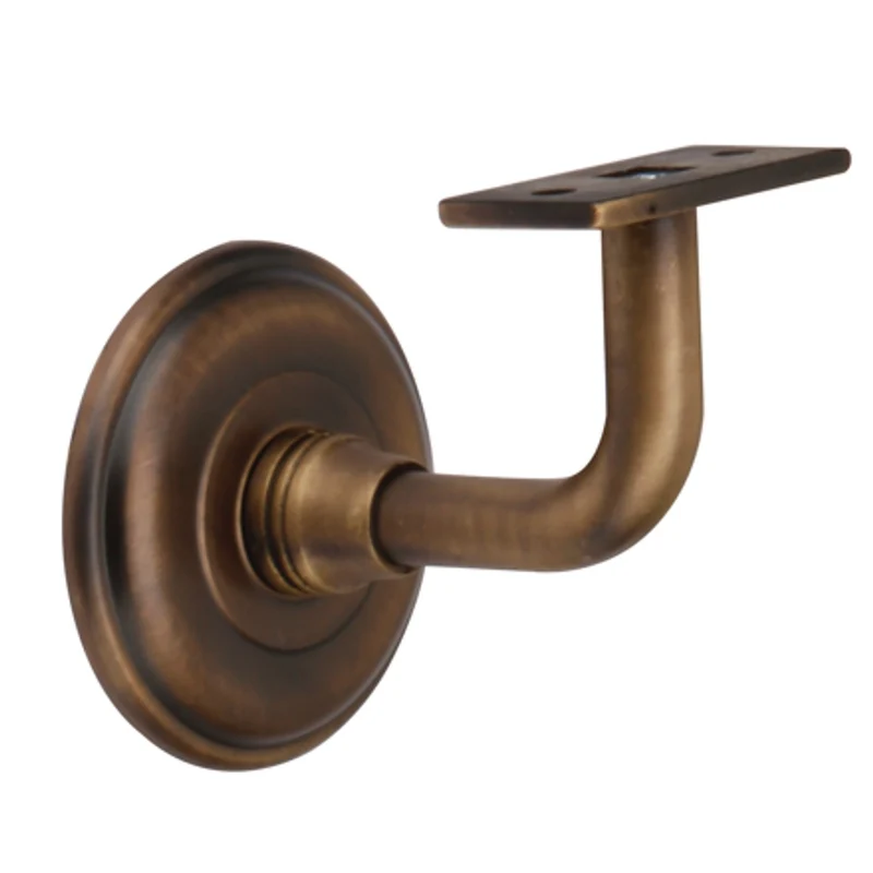 Support de main courante de chantier en bronze pour escaliers