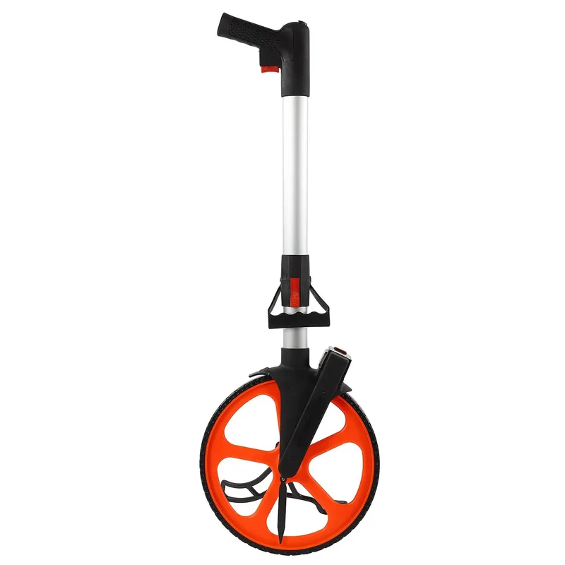 Heavy Duty Measuring Wheel For Dead Accurate Distance Tracking Portable Hand Rolling Counter With Rugged Aluminum Build And Reinforced Nylon Wheel Built To Take A Beating For Daily Jobs And Quick Yard Checks