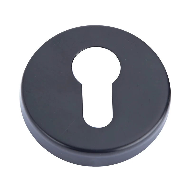 Béquille PERA sur rosace ronde finition noire