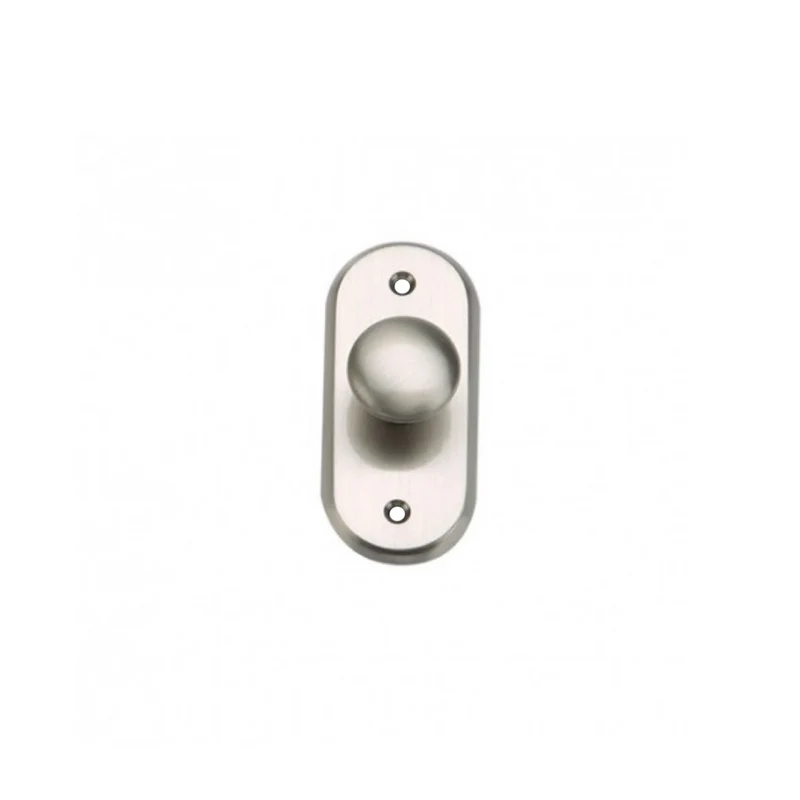 Bouton de meuble ovale en aluminium modèle 6033 petit pour meubles et armoires