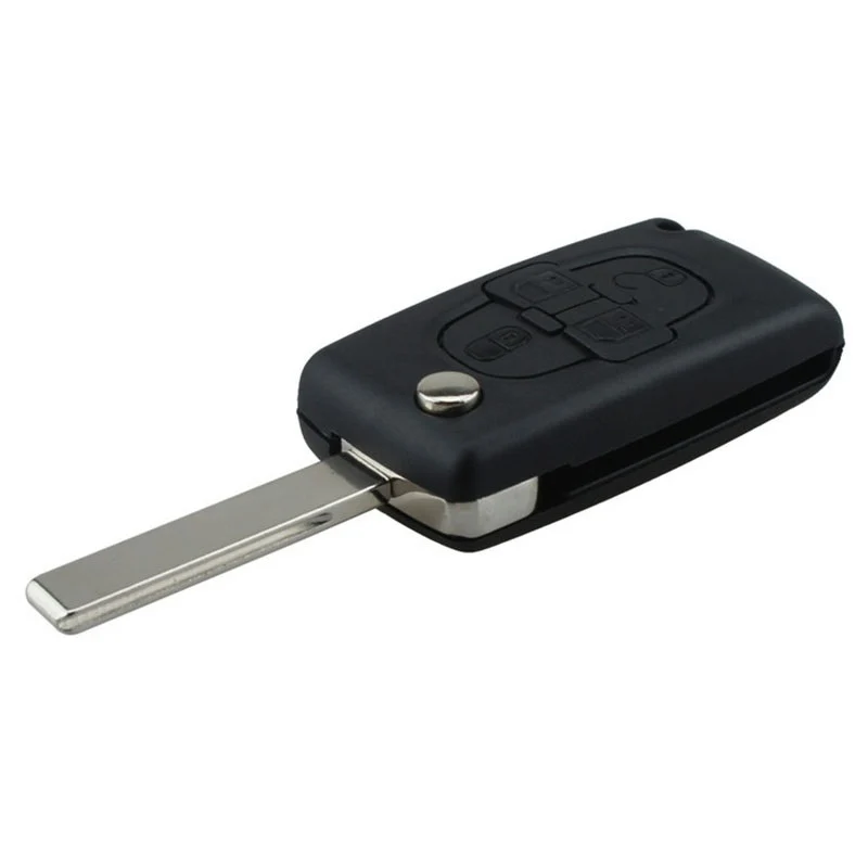 Coque clé Peugeot 1007 807 Citroen C8 Télécommande 4 boutons CE0523