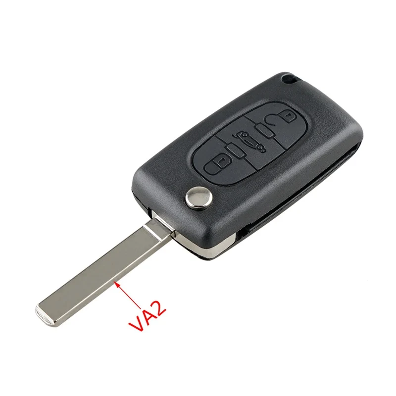 Coque clé Peugeot Citroen Partner Berlingo Jumpy Expert C4 Picasso télécommande 3 boutons