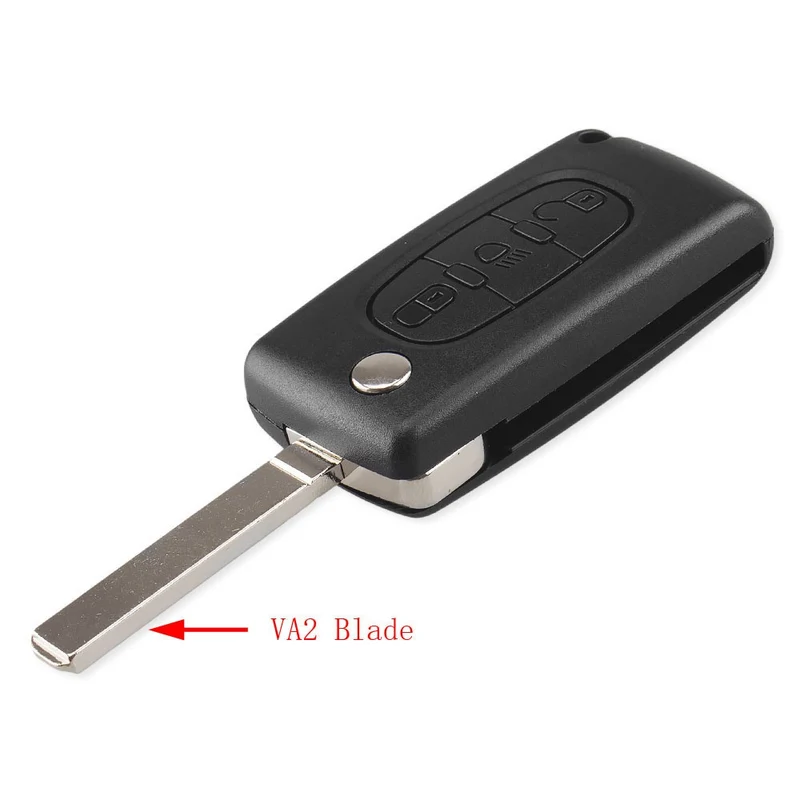 Coque clé CITROEN C3 C4 C5 Picasso Berlingo Jumpy CE0536 plip télécommande 3 boutons