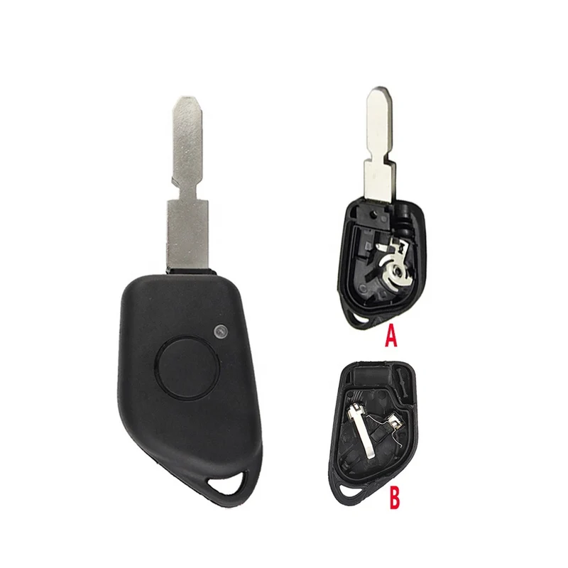 Coque clé Peugeot 106 205 306 406 406 boitier télécommande 1 boutons