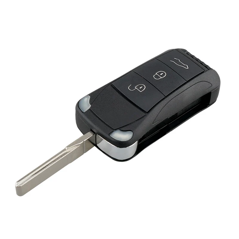Clé télécommande vierge compatible PORSHE CAYENNE 3 boutons électronique ID46 433MHZ a programmer