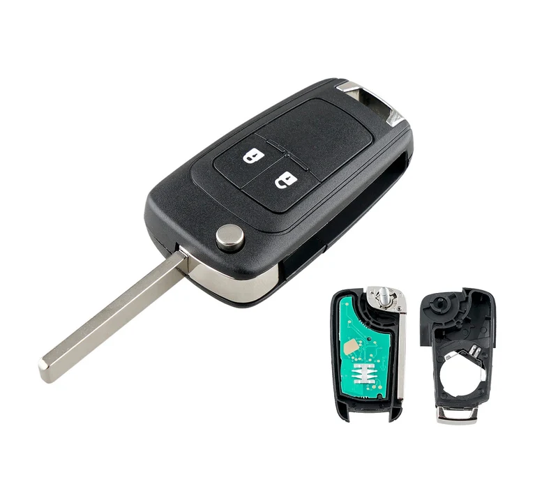 Clé télécommande Opel Astra J Agila Corsa E Mokka Zafira C 2 boutons électronique ID46 433 mhz