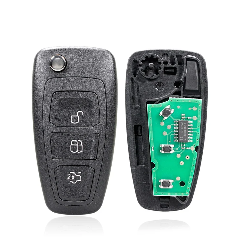 Clé pour FORD 4D63 FORD FOCUS MONDEO C MAX KUGA GALAXY ( 2010-2019) Lame HU101