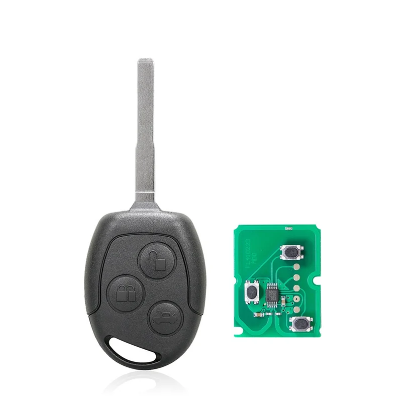 Clé télécommande Ford Focus Mondeo S MAX C MAX Transit galaxy Fiesta connect 4D60 lame HU101
