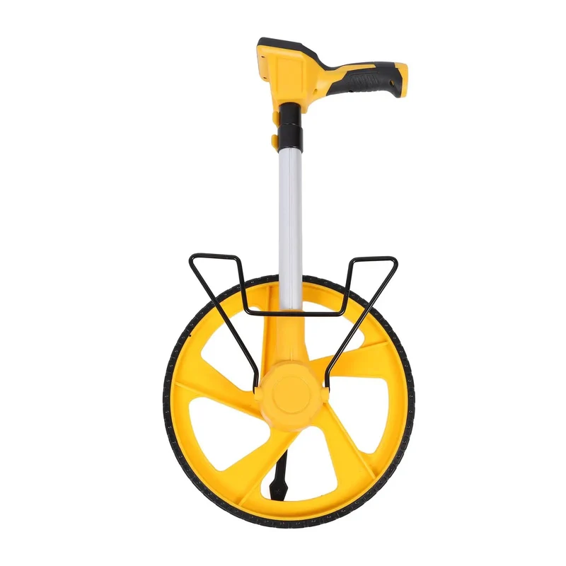 Contractor Favorite Handheld Distance Measuring Wheel With Bright Backlit LCD Display And Quick Hold Button For No Sweat Yardage Tracking Metric And Imperial Measurements