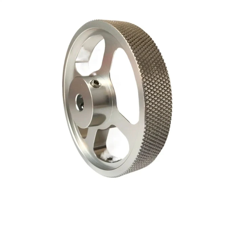 Heavy Duty Aluminum Alloy Measuring Wheel For Rotary Encoder Distance Counter With Slick Rolling Design And No Hassle Setup For Tight Perimeter Tracking In 200 250 Or 300 Millimeters