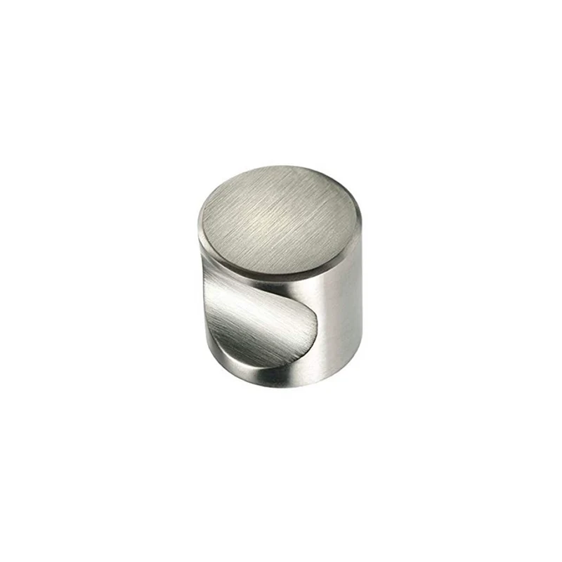 Bouton de forme cylindrique en aluminium de 25 mm de diamètre