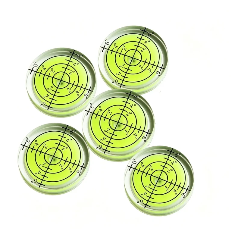 32mm Circular Bullseye Bubble Level High Precision Round Spirit Vial Delivers Dead Nuts Accurate Horizontal Calibration For DIY Creators Wanting Zero Hassle Wearing Tough Acrylic To Kick Out Parallax Errors And Keep Projects Rock Solid Every Time