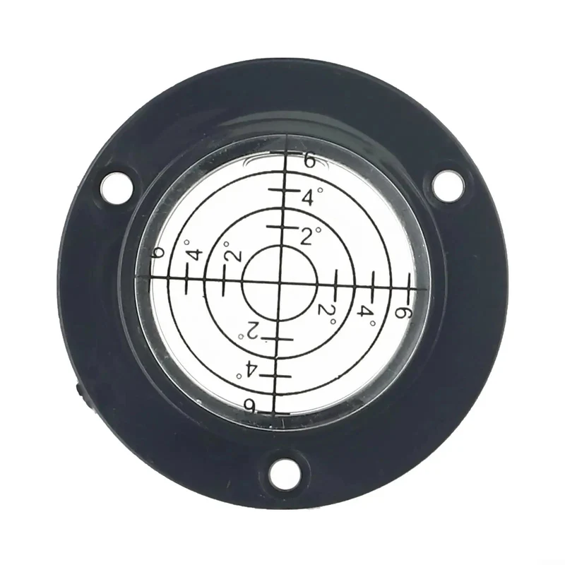 Slick 50Mm Circular Level Vial With Sleek Black Acrylic Bubble Indicator For Spirit Levels And Bullseye Gauges Legit Precision Mini Round Tool That Delivers Nailed Level Accuracy