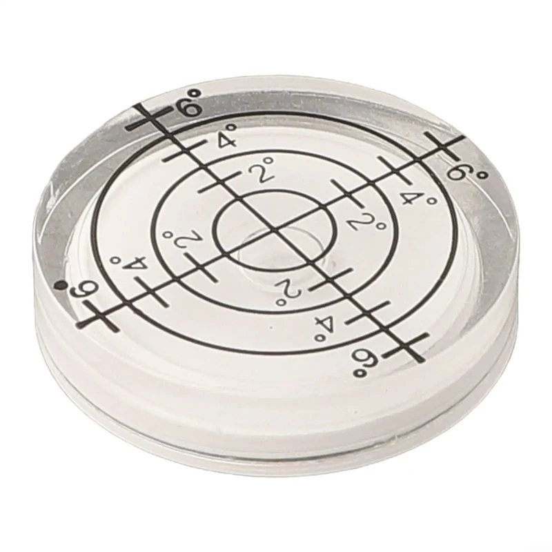 Precision Circular Bubble Level With Hella Bright Fluorescent Yellow Liquid And Rock Solid Acrylic Housing Delivering Dead Center Accuracy For Every Task While Offering Minimal Parallax Errors And Tough Wear Resistant Shell That Works Like A Charm