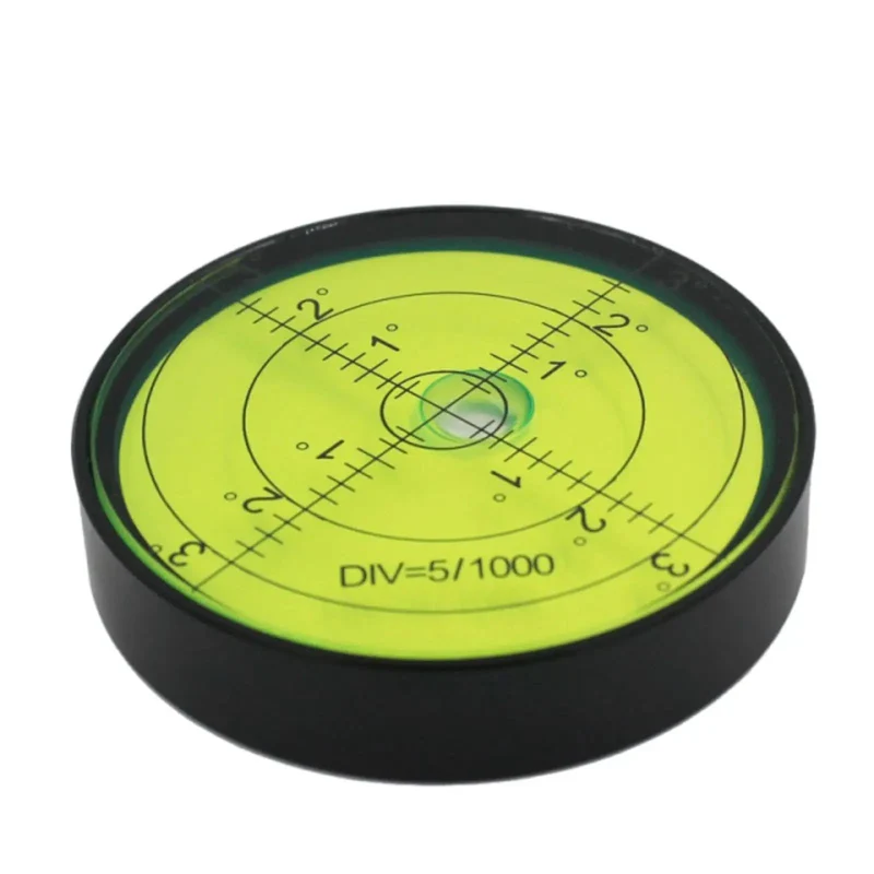Straight As An Arrow Round Bubble Level With Crisp Degree Etchings Heavy Duty Metal Spirit Tool Compact Sixty Millimeter Vial A Ridiculously Handy Pick For Deck Work And Turntable Alignment