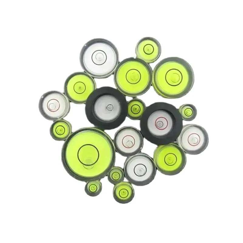 Top Shelf One Hundred Piece Multisize Circular Spirit Level Kit Dead On Accurate Bubble Gauge Set Knockout Worksite Essential For Pro Carpenters And Real Deal Handymen