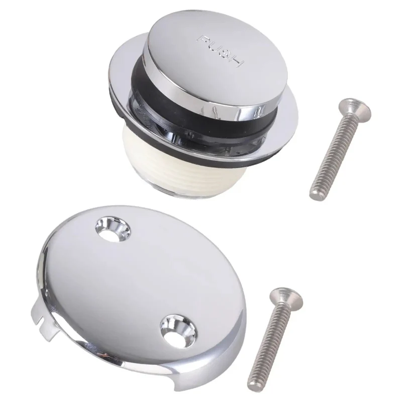 Premium Stainless Steel Bathtub Drain Stopper Replacement Set Featuring Fine Mesh Hair Catcher Strainer For Smooth Rapid Draining And Absolutely Zero Clog Drama Long Term Bathroom Accessory Upgrade