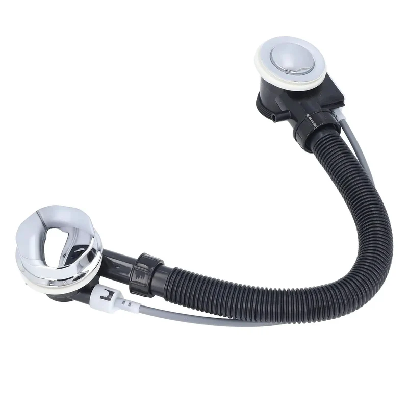 Rock Solid Bathtub Overflow Drain Pipe With Hella Durable Flexible Tub Connector And Leak Proof Heavy Duty Plastic Drainage Hose For Spa Setup That Is Dead Simple To Hook Up