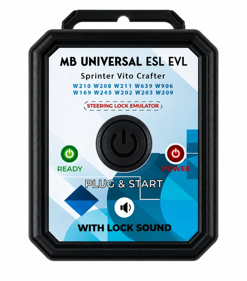 Emulateur ESL ESV VERROU colonne MERCEDES W169 - W245 - W202 - W203 - W208 - W209 - W210 - W211 - W639 -,W639 - W906 - VITO - SPRINTER - CRAFTER