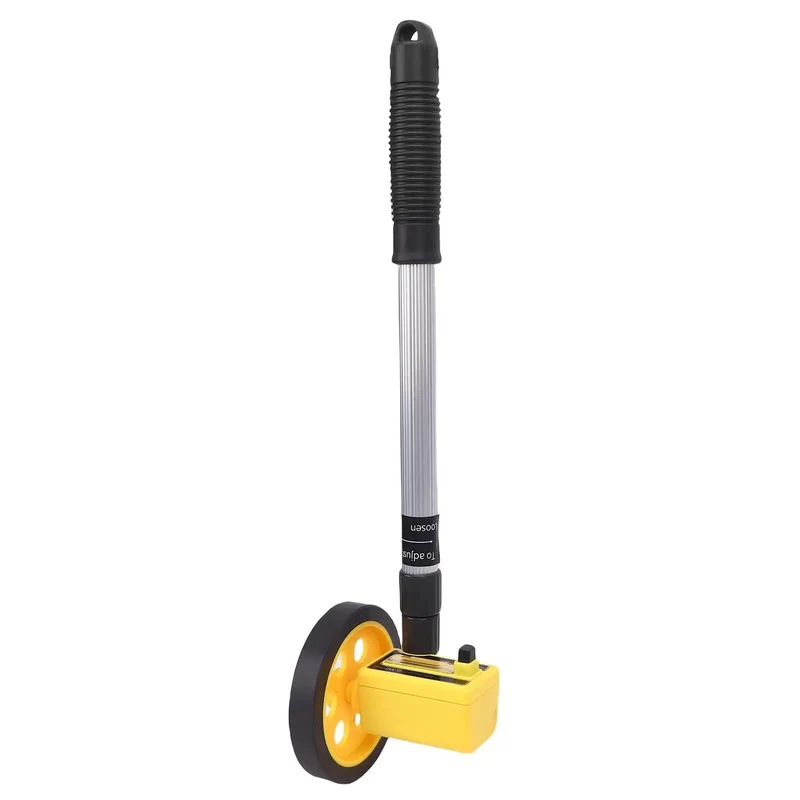 Heavy Duty Measuring Wheel For Precise Rolling Distance Tracking High Accuracy Gear Driven Odometer Built Tough For Construction Layout And Fence Line Reading Reliable Number Tracking Across Rough Ground Zero Guesswork