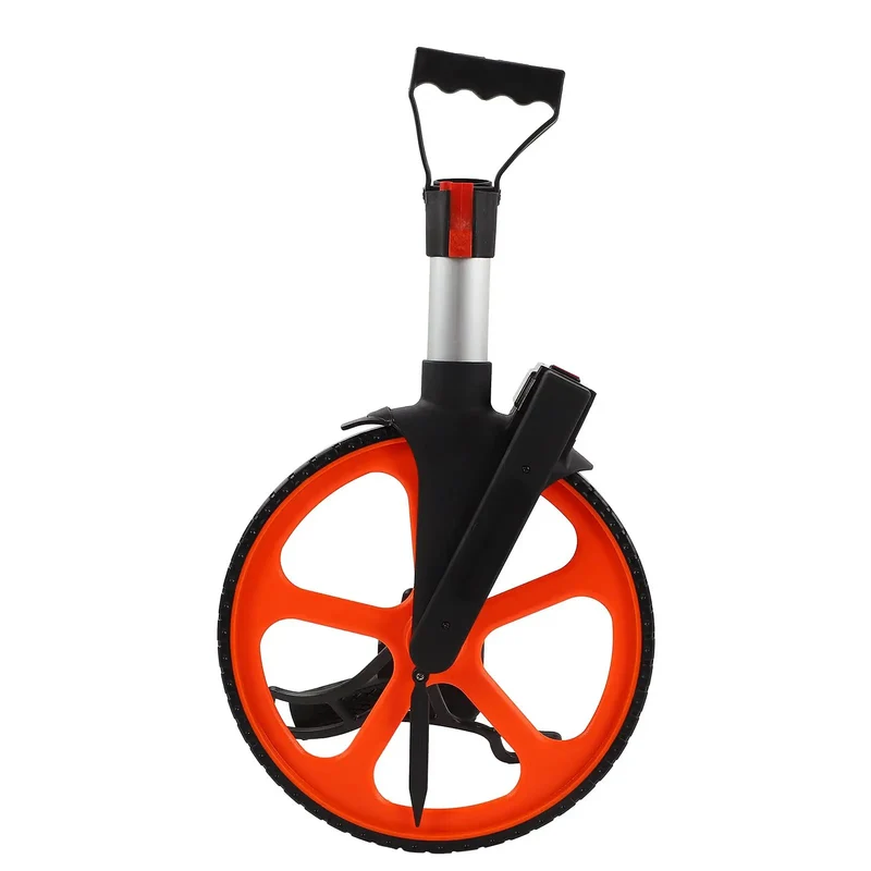 Smooth Operator Heavy Duty Mechanical Measuring Wheel With Parking Brake Big Digital Counter Quick Zero Reset Distance Tracker For Land Survey Road Marking And Farming Built Tough Dead On Accurate Results