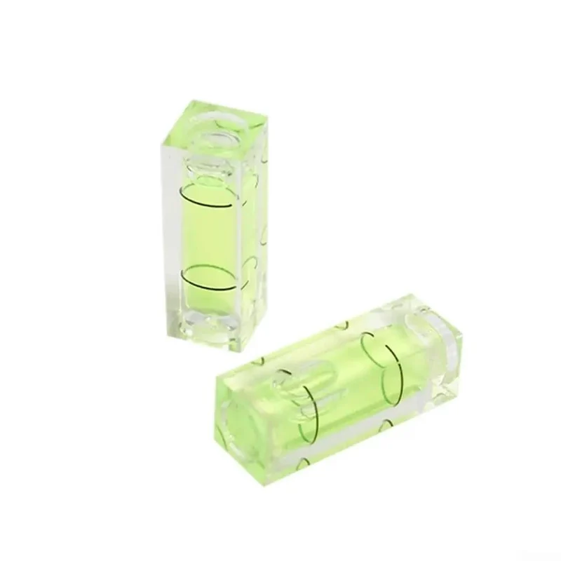 Top Notch Acrylic Spirit Level Vials 29mm Green And Blue Pair Dead Center Readability Bulletproof Shell For Instant Diy Layout Framing And Rock Solid Workshop Gear