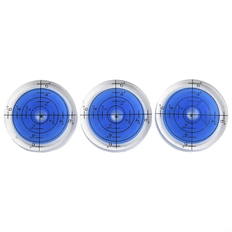 3 Pack Round Bubble Level 32Mm Spirit Gauge Nails Angle Calibration For Bang On Precision And Effortless Furniture Leveling Pro Grade Home Diy Tool Kit