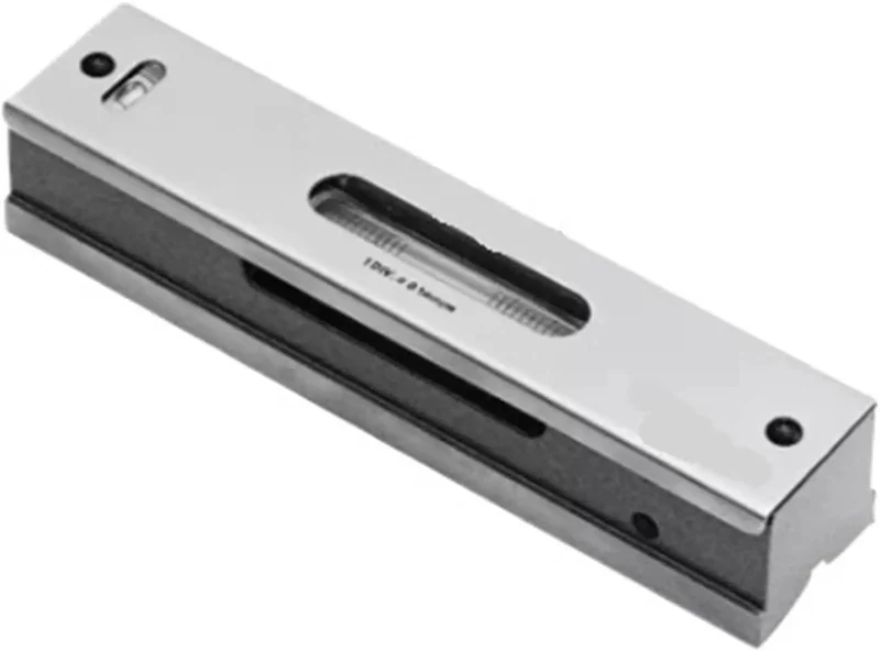 Precision Spirit Level Bar Delivers Dead True Readings For Plane Surface Measurement Heavy Duty Steel Machinist Gauge Layout Tool Rock Solid Build For Garage And Job Sites