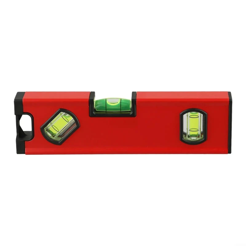 Rock Solid Aluminum Spirit Level With Dead On Precision Cylindrical Vials And A Sweet V Groove Pipe Design Super Portable Bubble Gauge Built Tough For Tight Spots And Pro Job Sites