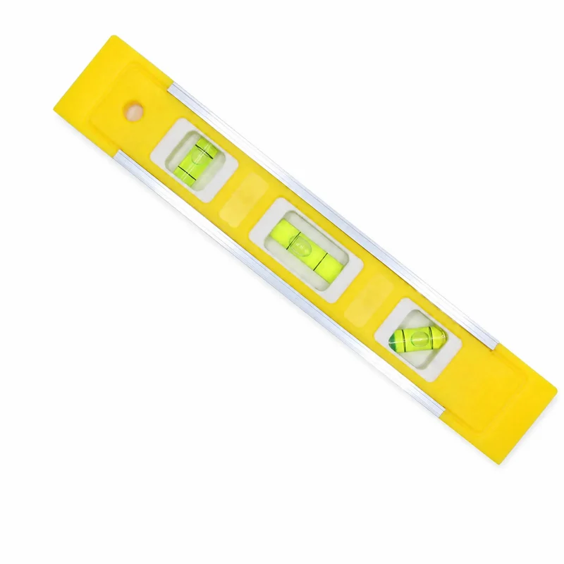 High Performance Anodized Aluminum Spirit Level Striking Dead On Precision Daily With A Built In Graduated Metric Scale For Rock Solid Horizontal And Vertical Alignment On Every Major Job