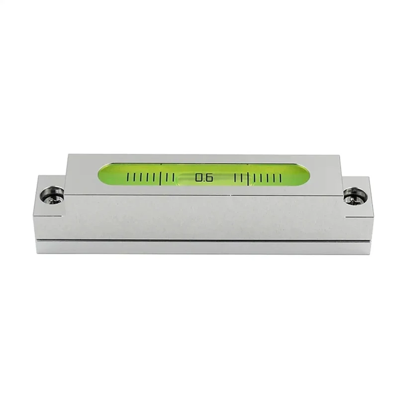 Straight As An Arrow Mini Spirit Level For Precision Machine Tool Setup Right On The Money Small Bar Calibration Gauge With Bright Horizontal Bubble And Sharp White Finish