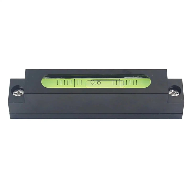 Dead Accurate Adjustable Mini Spirit Level For Precision Machine Tool Leveling And Shop Floor Calibration Featuring Clear Horizontal Bubble And Tough Black Build