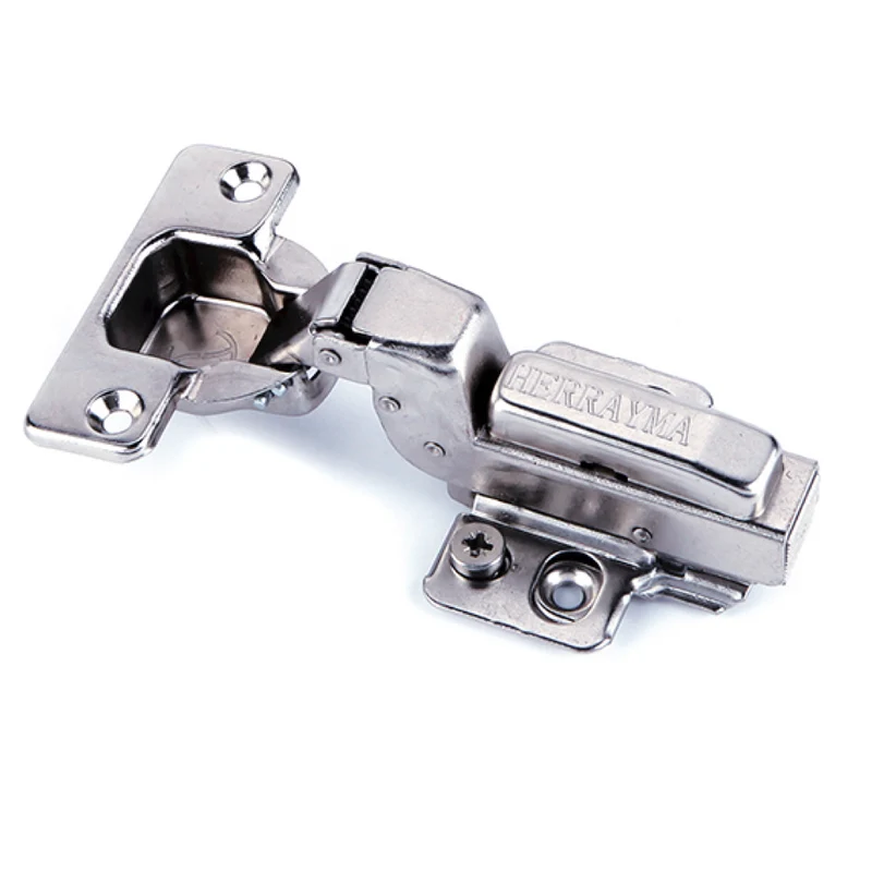 Charnière super coudée avec boîtier de 35 mm, piston d'ouverture de 110º et base 3D