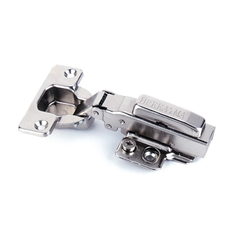 Charnière à emboîtement droite 35 mm avec piston et base 3D ouverture 110°