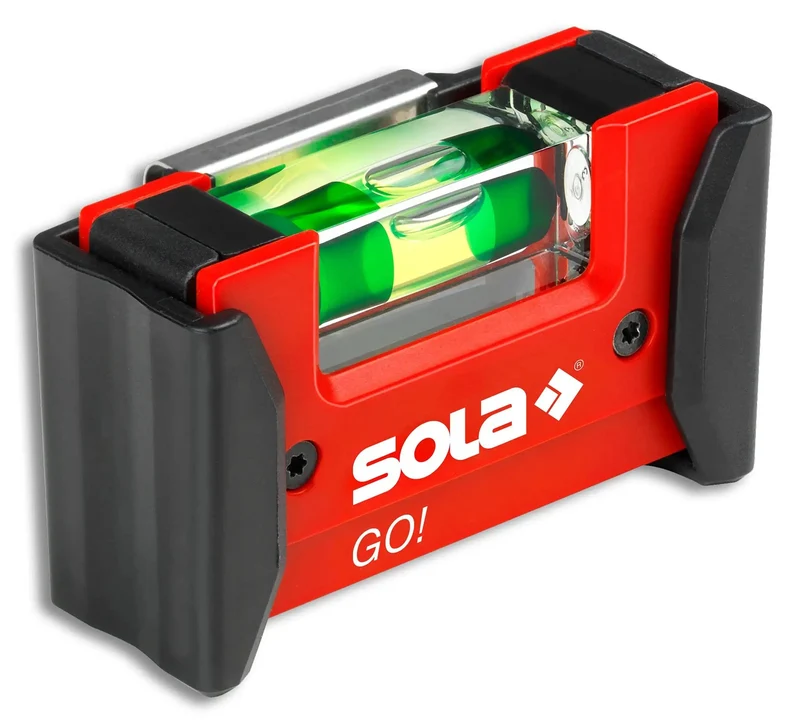 Rugged Compact Spirit Level With Steel Belt Clip And Shatterproof Acrylic Vials Delivers Dead On Accuracy With Solar Twilight Surface For Clear Readings Using Polyamide Fiberglass Body For Rock Solid Durability Perfect For DIY And Pro Work