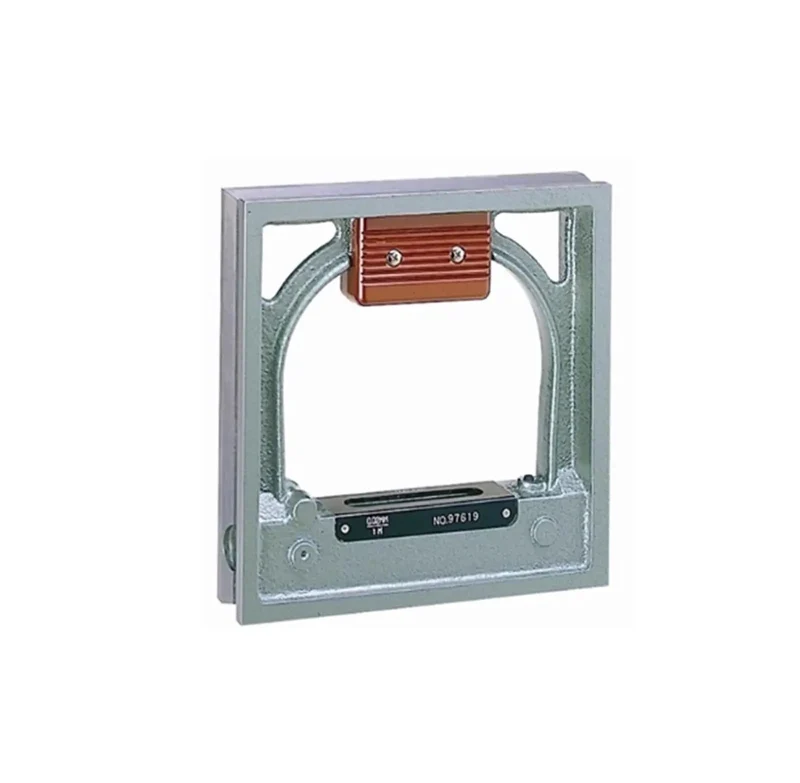 Rock Solid Frame Spirit Level With Dead Accurate Bubble Vial Designed For Quick Machine Alignment And Worktable Flatness Testing Offers Crystal Clear Readings Without The Guesswork Ideal For Gritty Shop Environments And Precision Layout Jobs